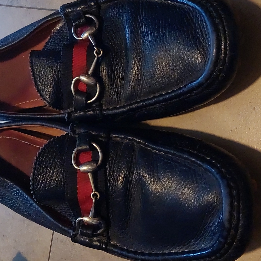 Gucci Horsebit Leather Loafers size 11